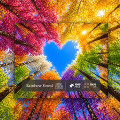 Regenbogenwald-Puzzle 1000 Teile