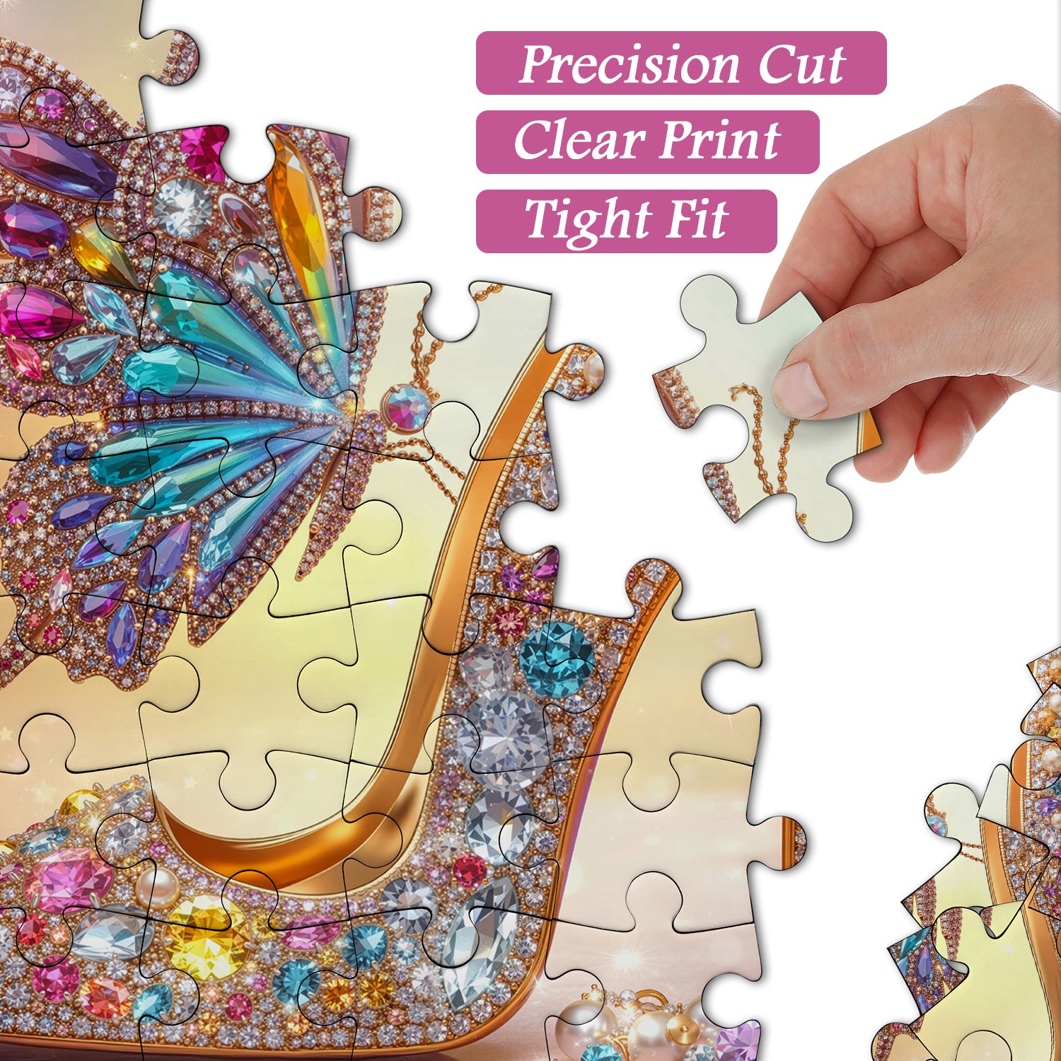 Aurora Butterfly Heel Jigsaw Puzzle 1000 Pieces