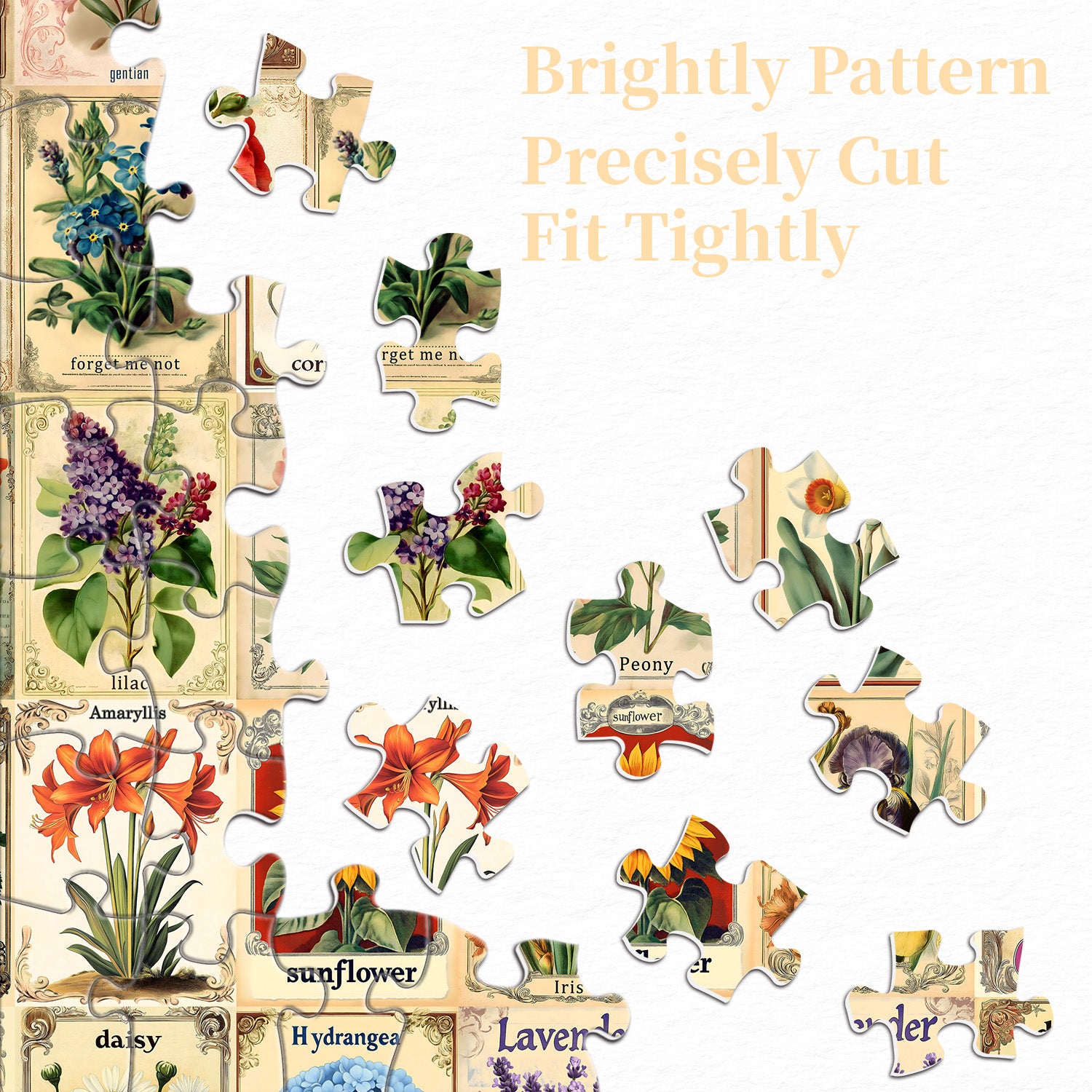 Vintage Floral Medley Puzzle 1000 Teile