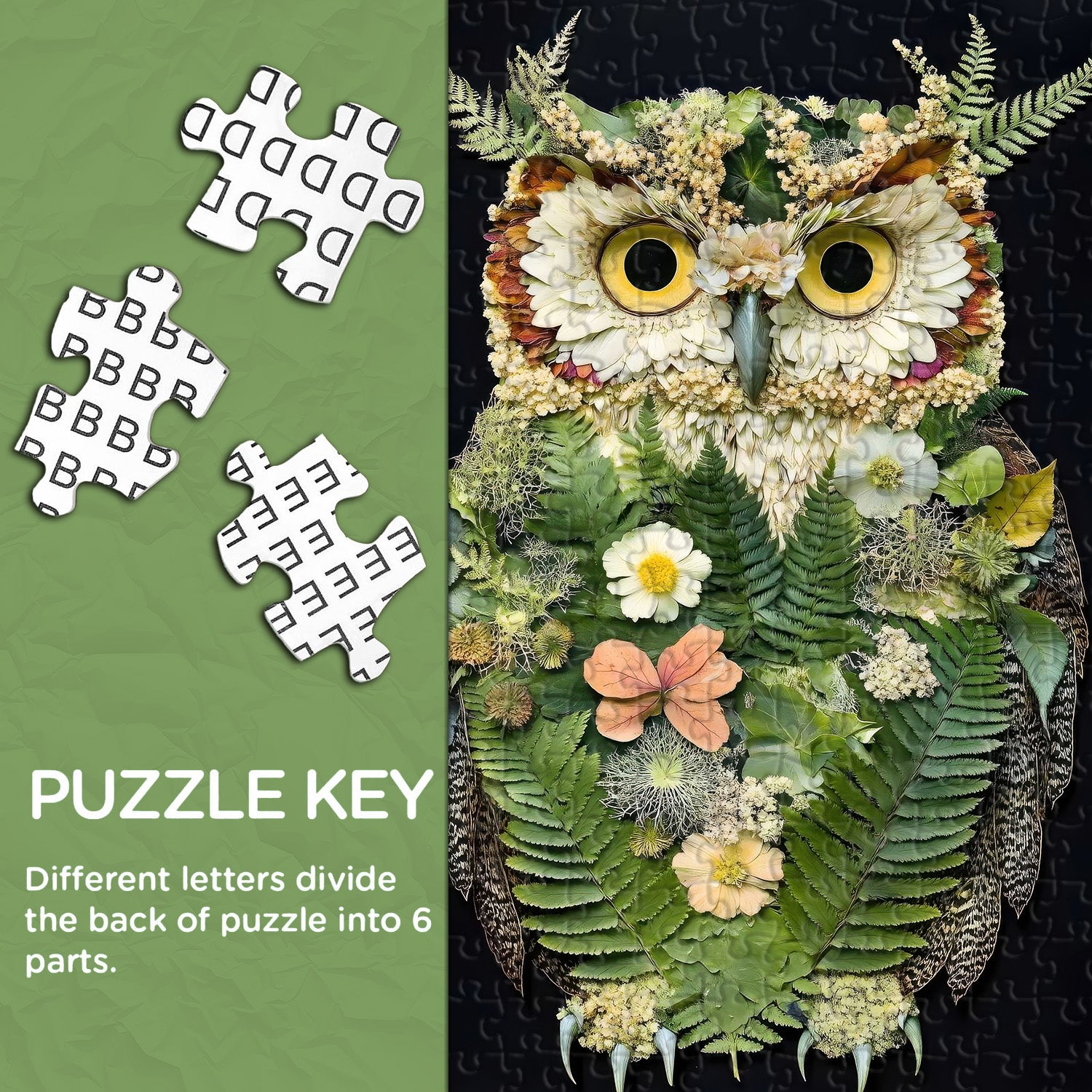 Das Laub-Eulen-Puzzle 1000 Teile