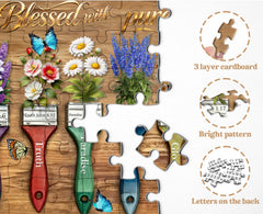 Faith Paint Brushes Puzzle 1000 Teile