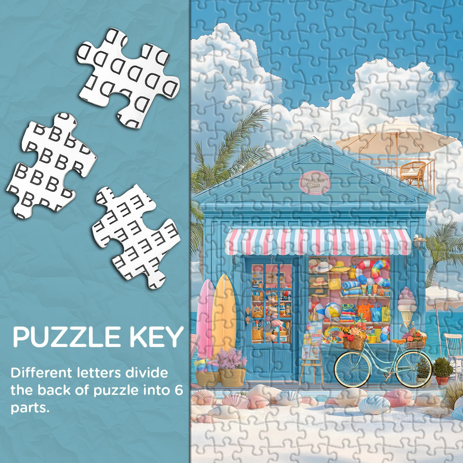 Seaside Serenity Jigsaw Puzzle 1000 Pieces