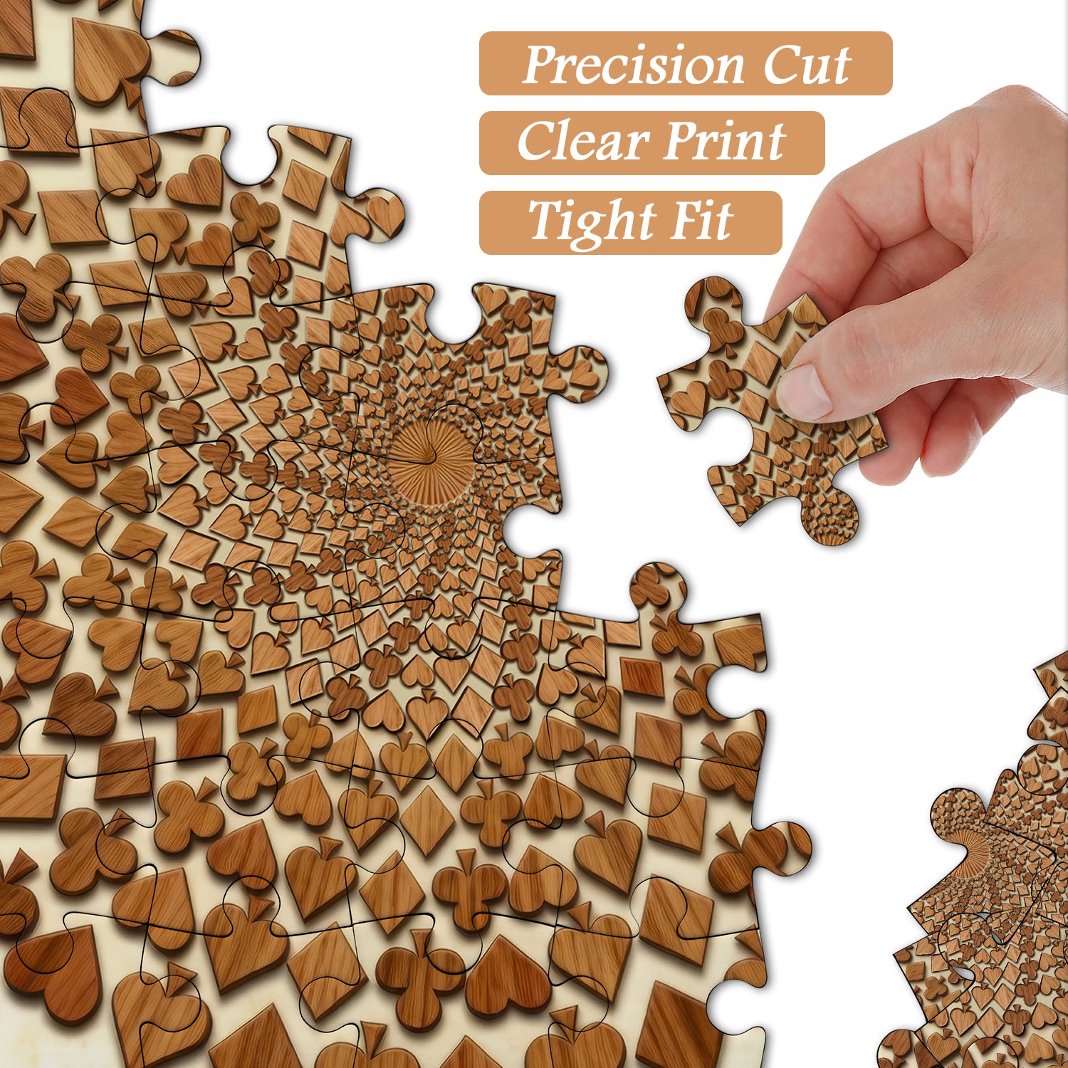Spiral Wooden Art Jigsaw Puzzle 1000 Pieces