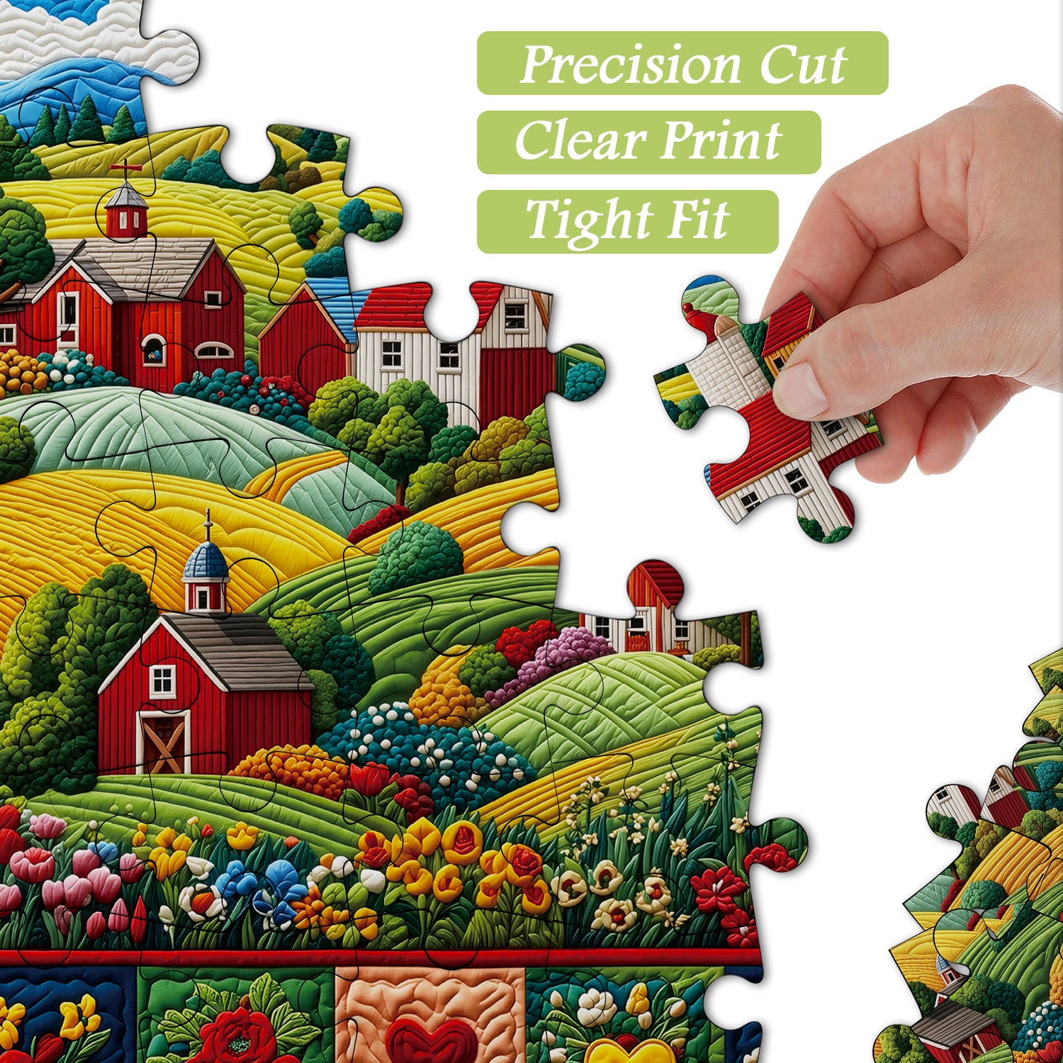Quilted Homestead Puzzle 1000 Teile