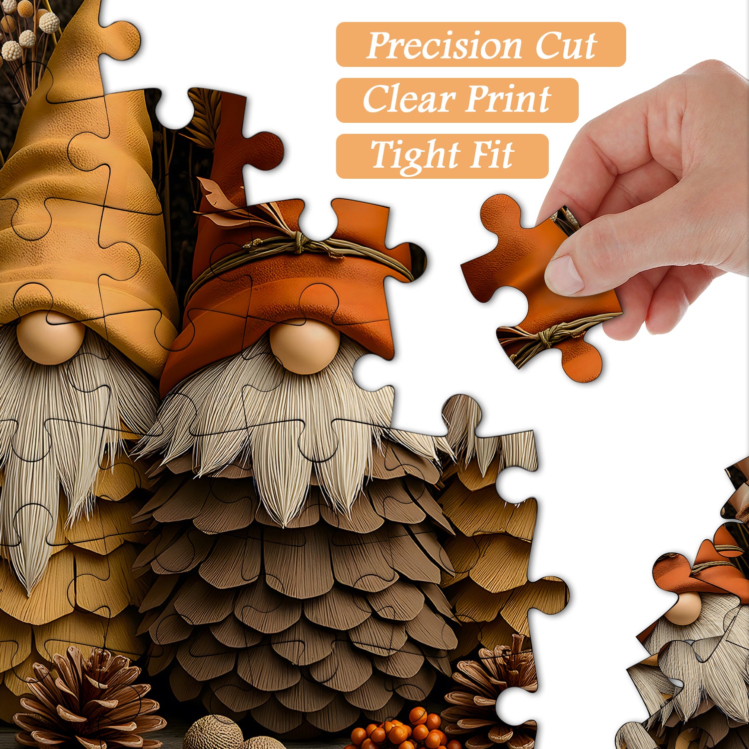 Harvest Gnome Jigsaw Puzzle 1000 Pieces