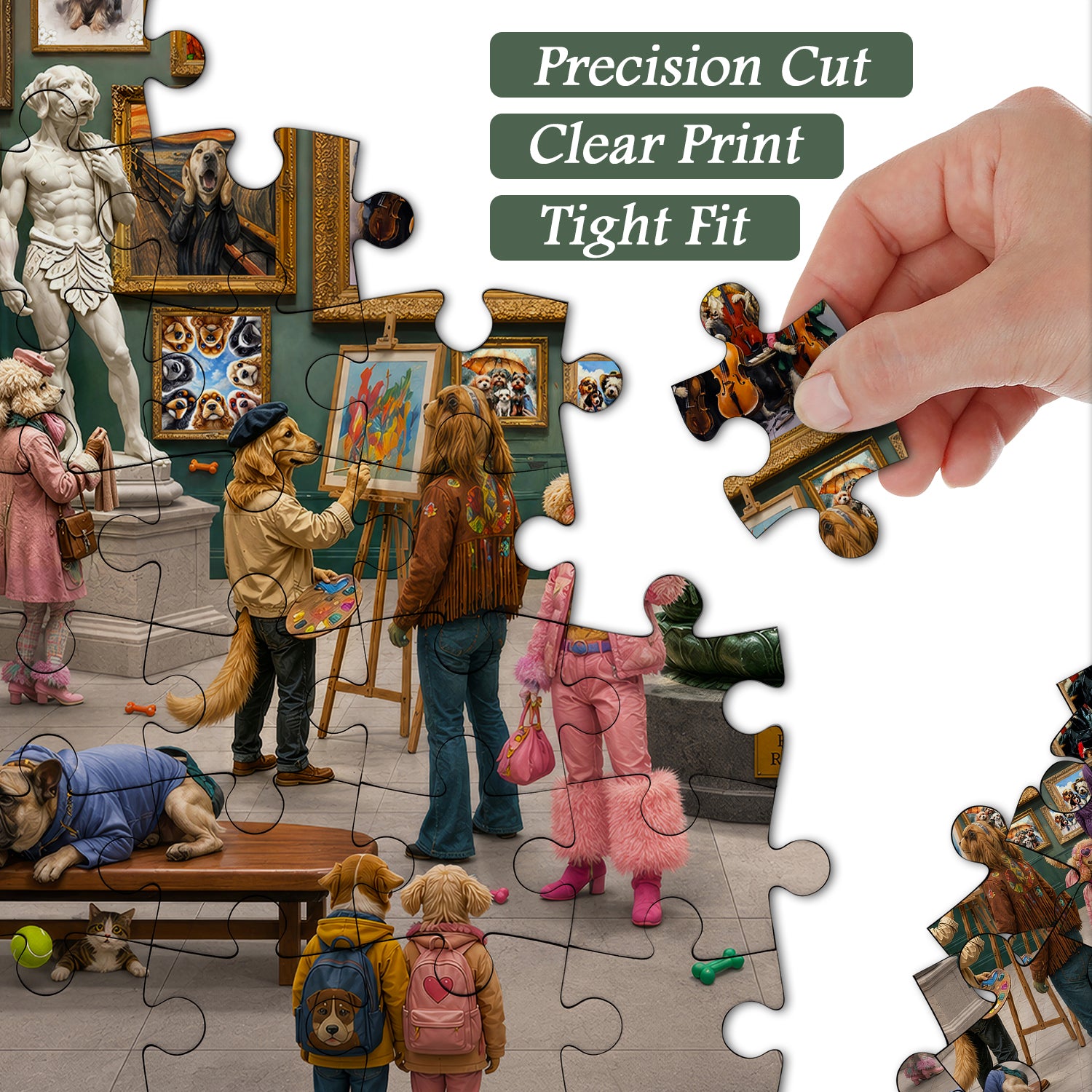 Fur & Fine Art Gallery Puzzle 1000 Teile