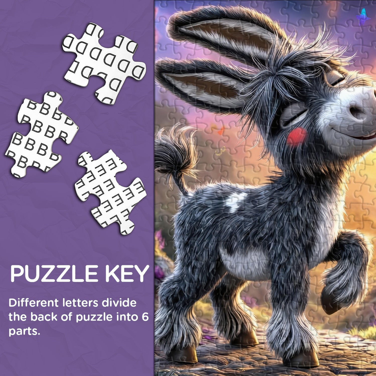 Joyful Melody Donkey Jigsaw Puzzle 1000 Pieces