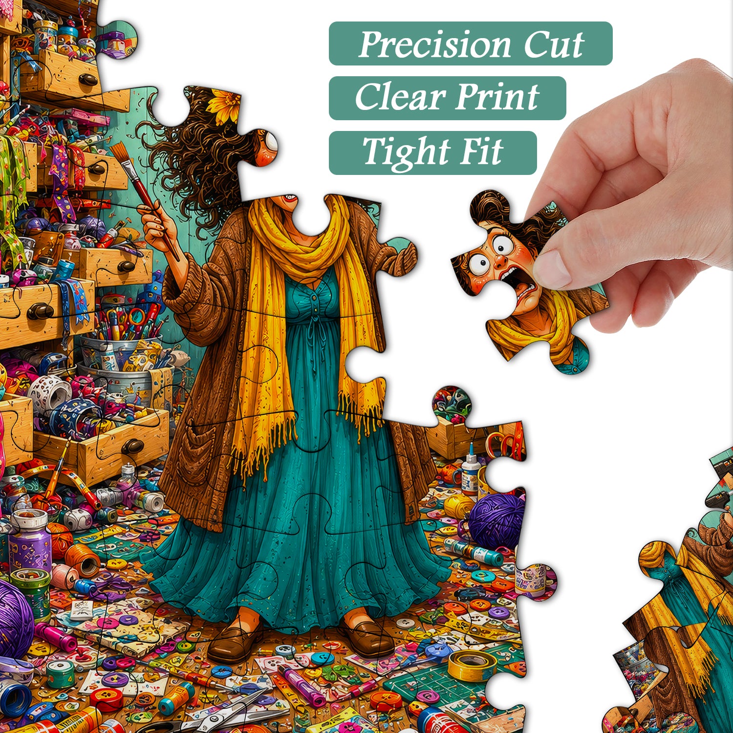 Chaos Craft Shack Jigsaw Puzzle 1000 Pieces