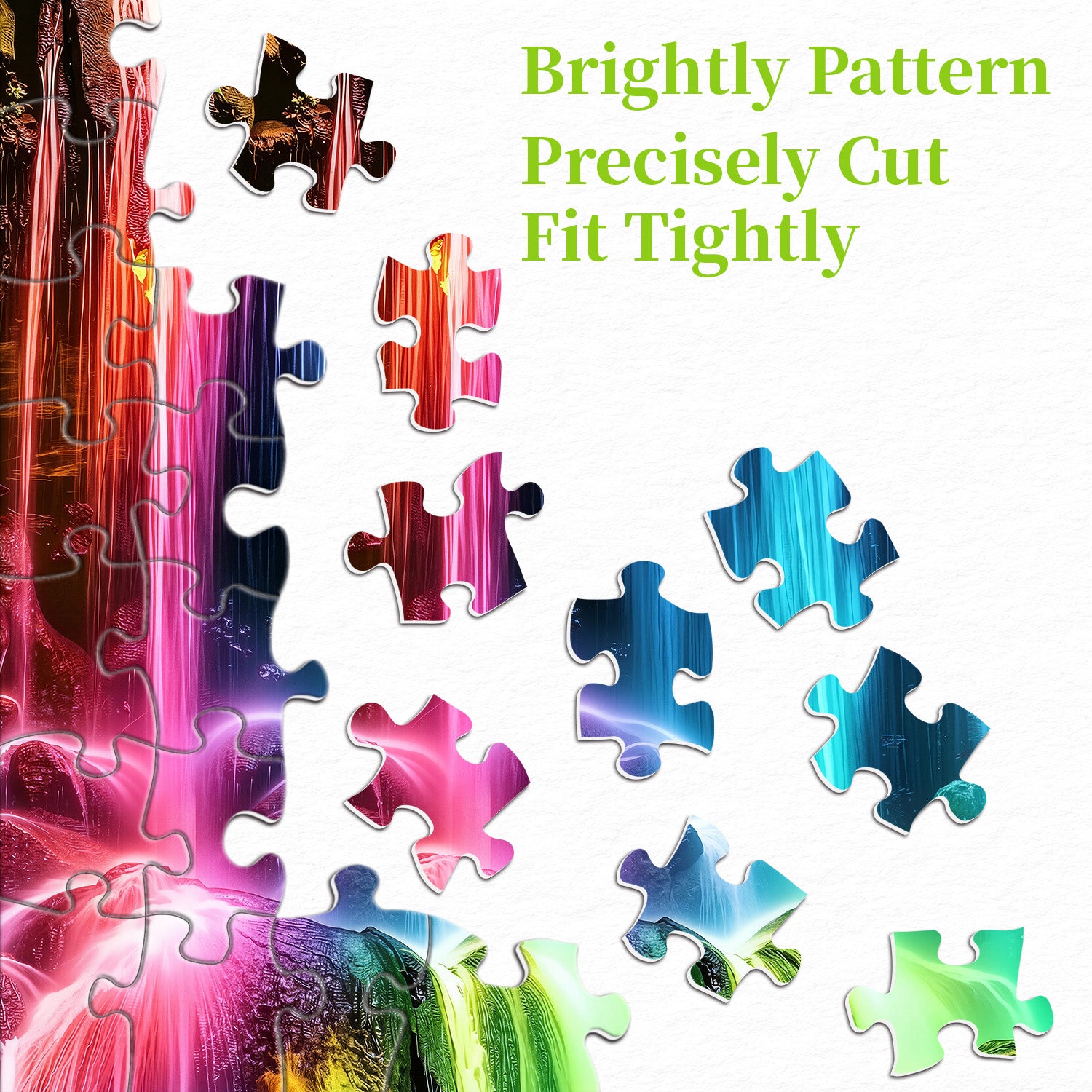 Neon Wildwood Stream Puzzle 1000 Teile