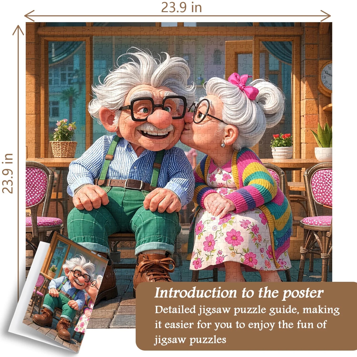 Sweet Café Kiss Puzzle 1000 Teile