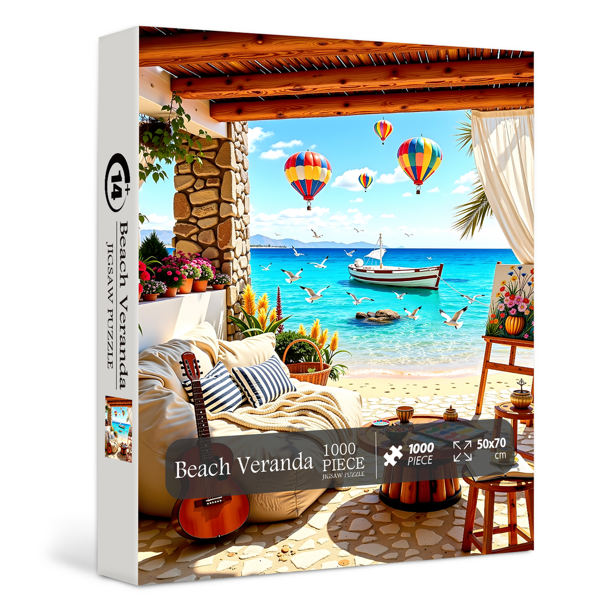Beach Veranda Jigsaw Puzzle 1000 Pieces