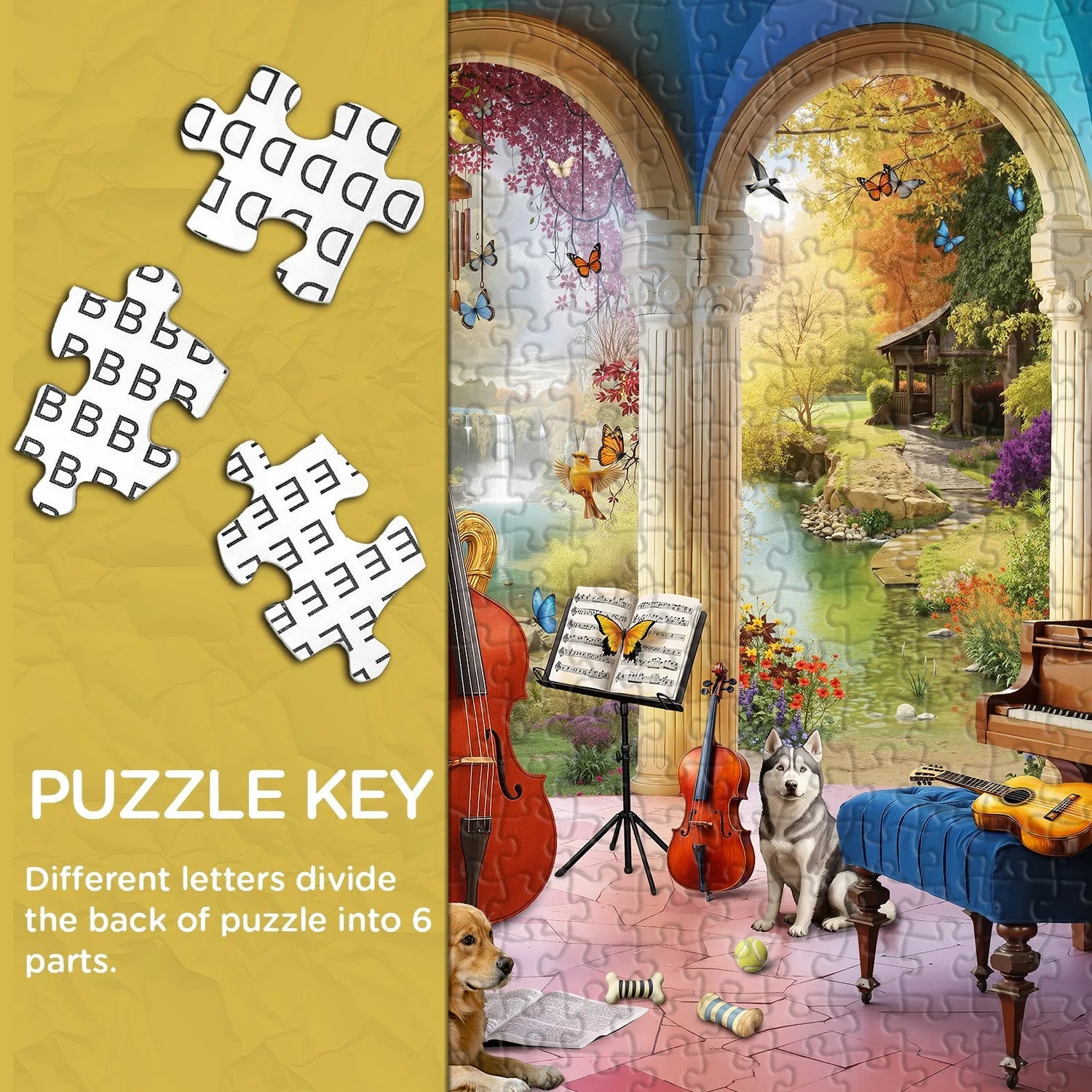 Jahreszeitenkammer-Puzzle 1000 Teile