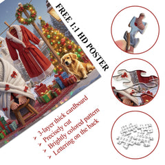 Christmas Castle Celebration Jigsaw Puzzle 1000 Pieces