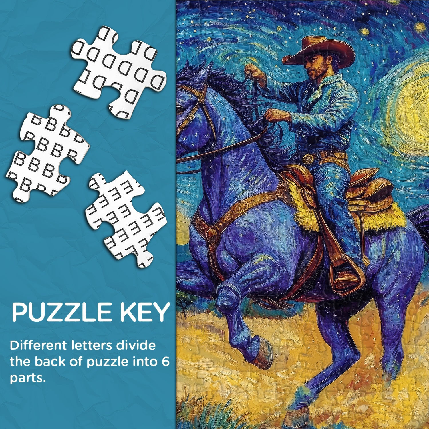 Starlight Cowboy Dream Jigsaw Puzzle 1000 Pieces