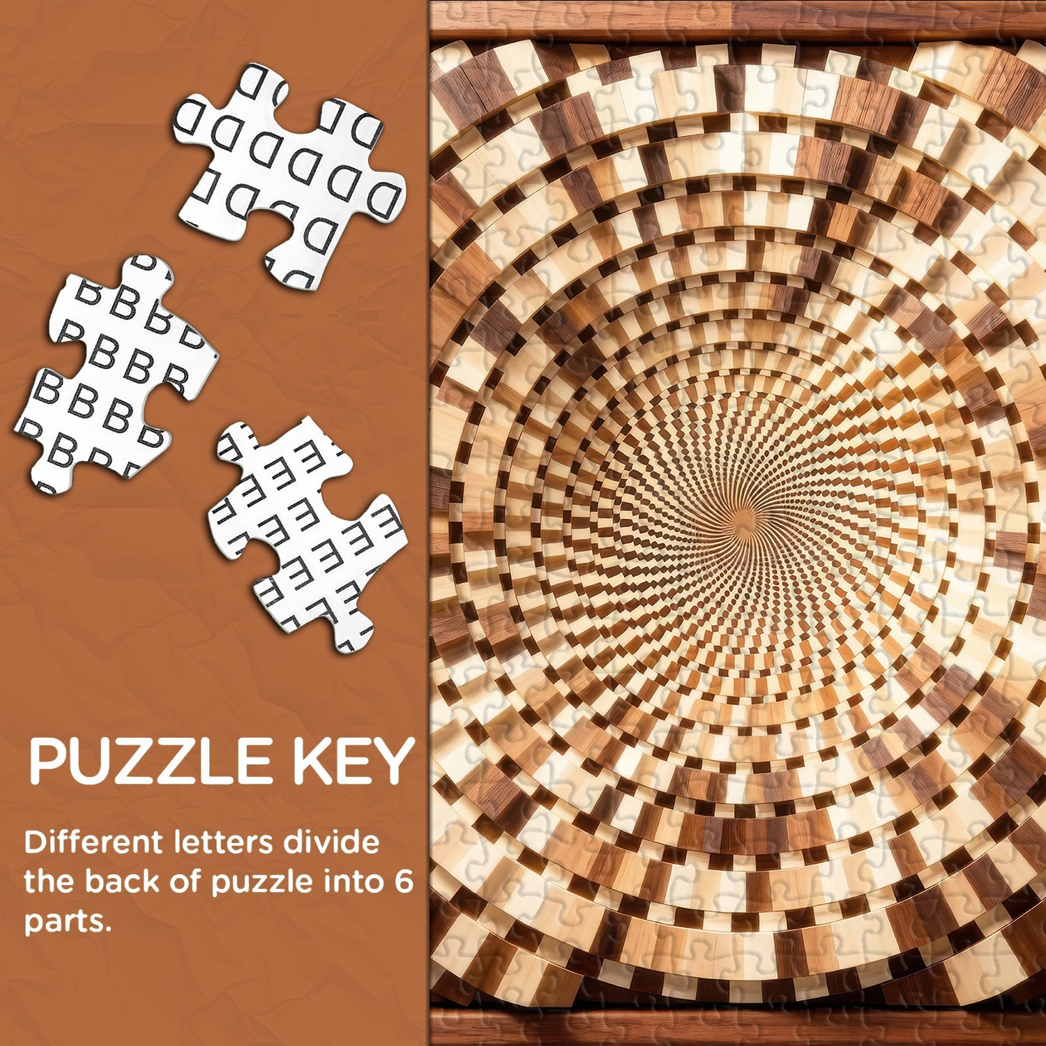 Timber Circle Art Jigsaw Puzzle 1000 Pieces