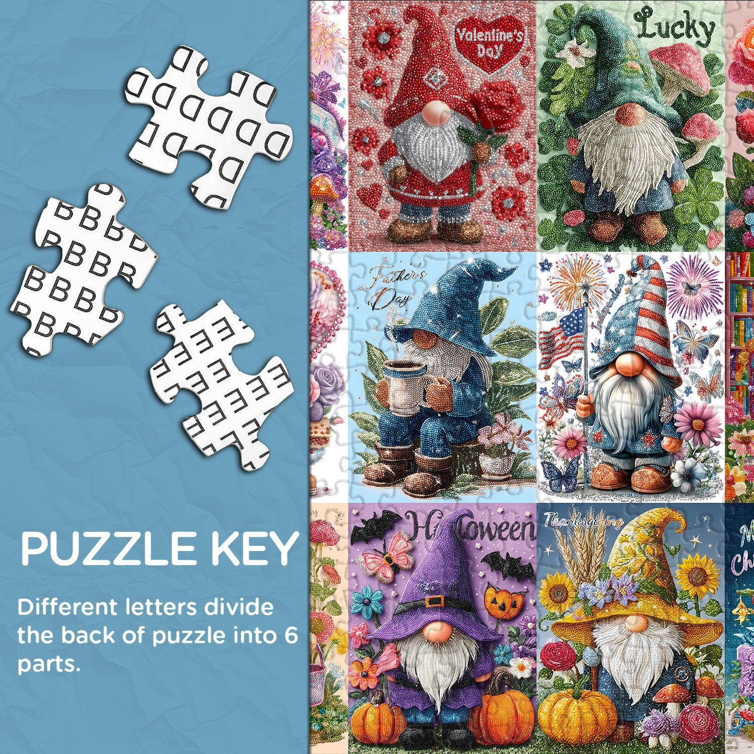 Das Festivalzwerge-Puzzle 1000 Teile