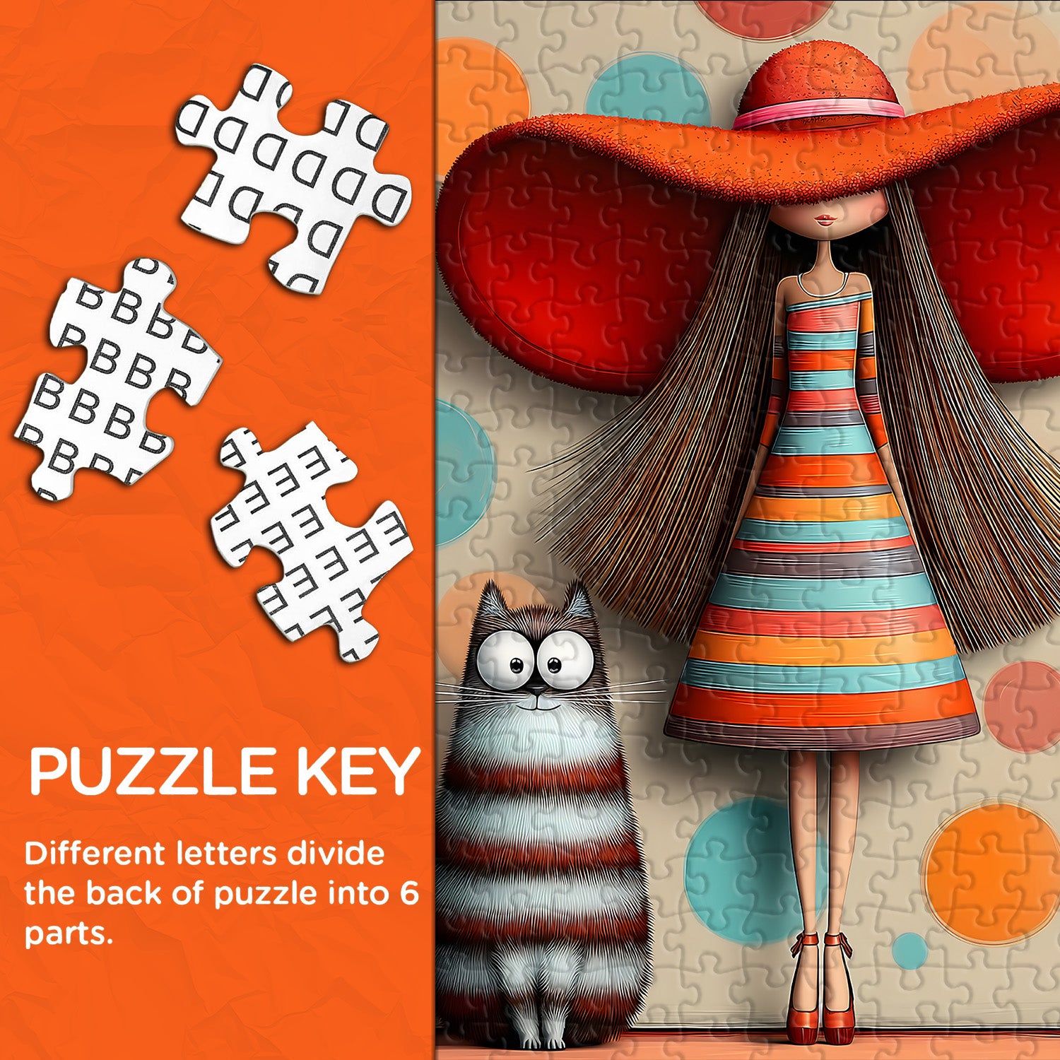 Red Hat Girl Puzzle 1000 Teile