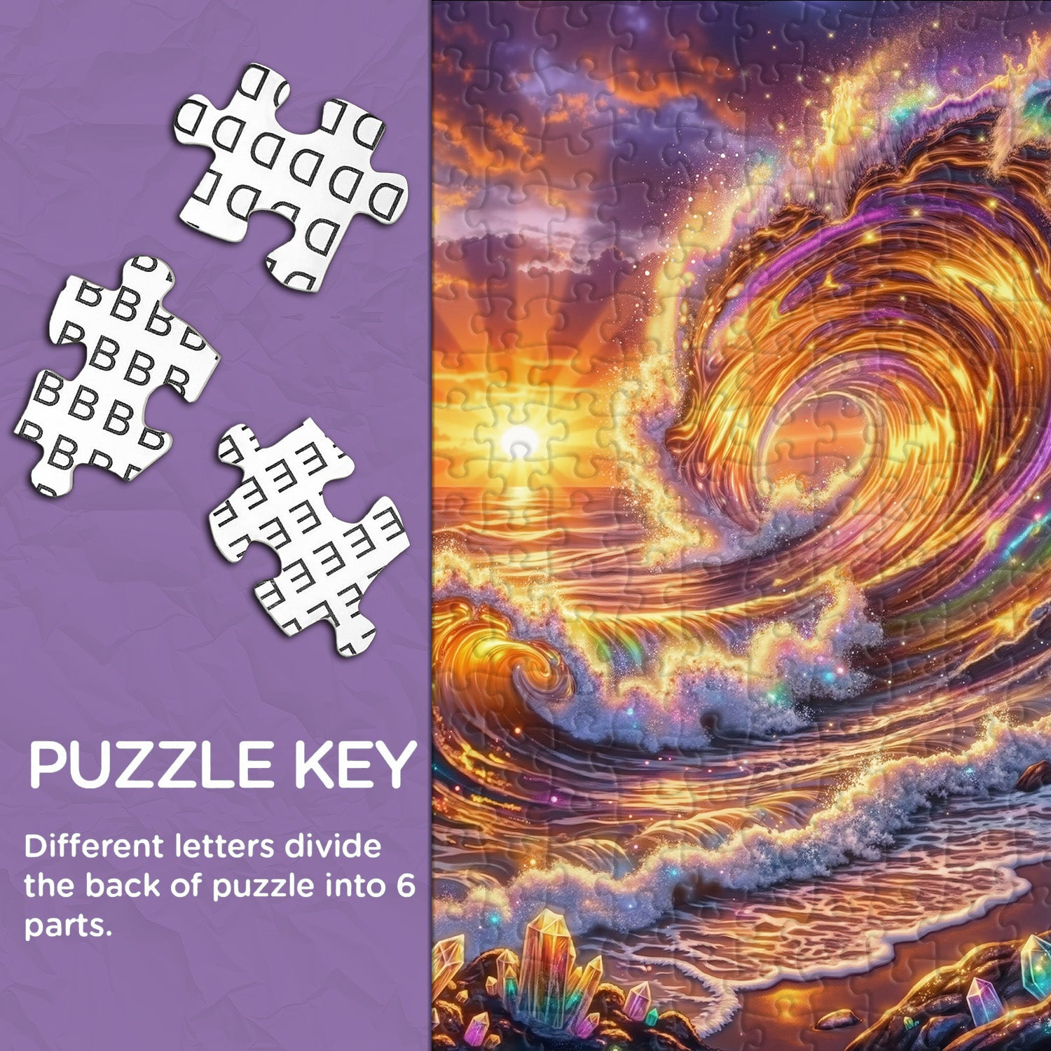 Dawn of Crystals Puzzle 1000 Teile