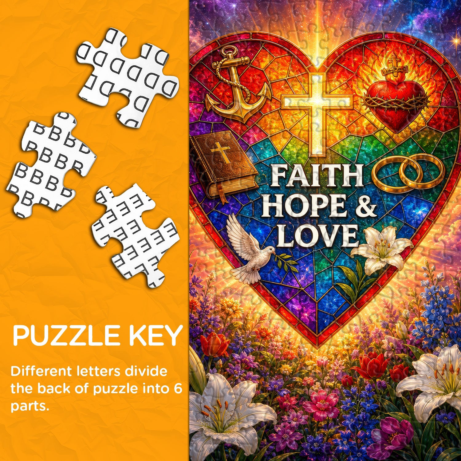 Herz des Glaubens Puzzle 1000 Teile