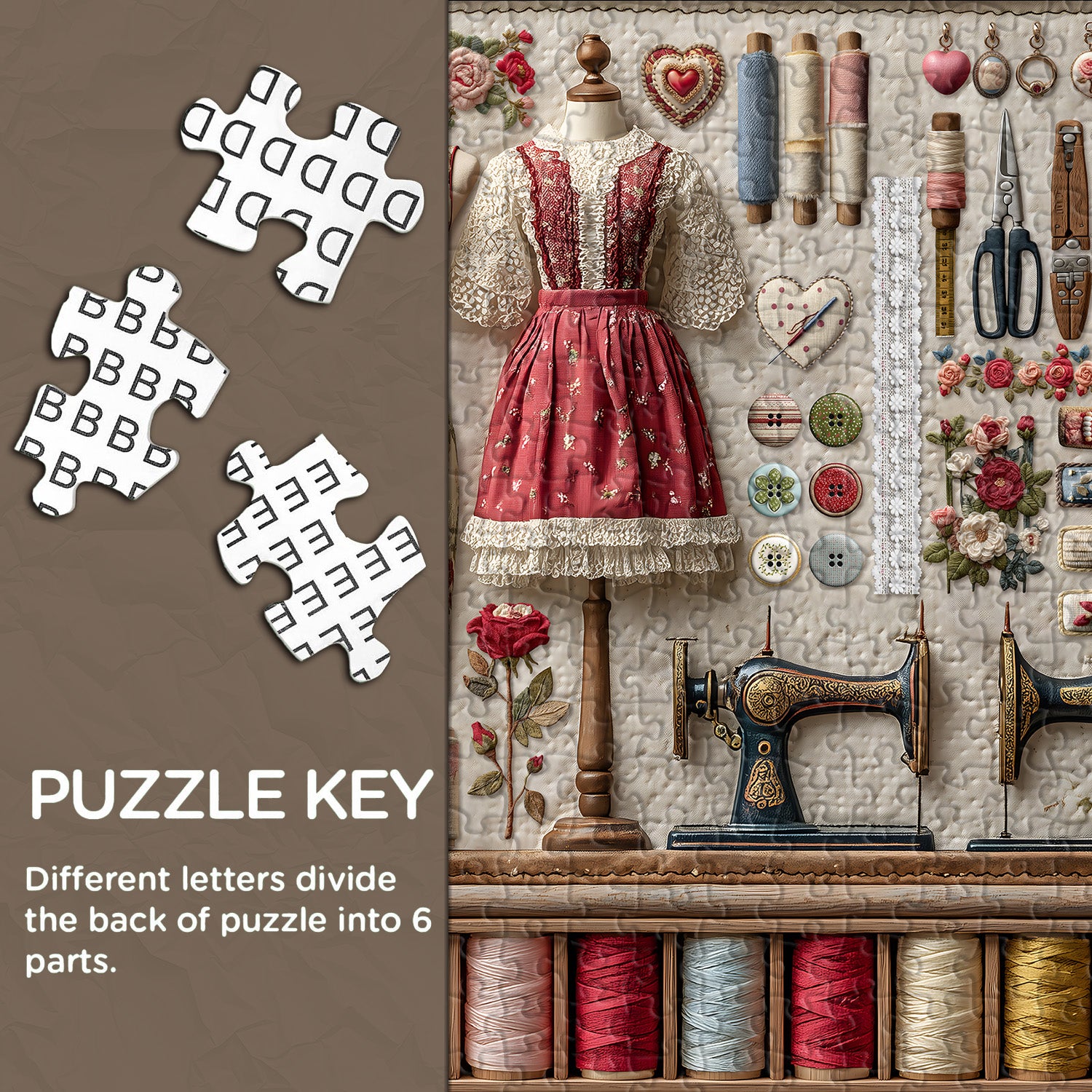 Schneiderschätze Puzzle 1000 Teile