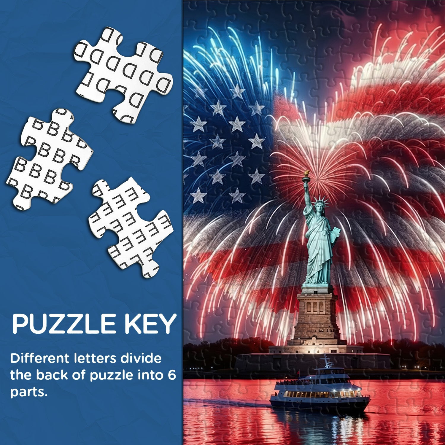 Sterne & Feuerwerk Puzzle 1000 Teile