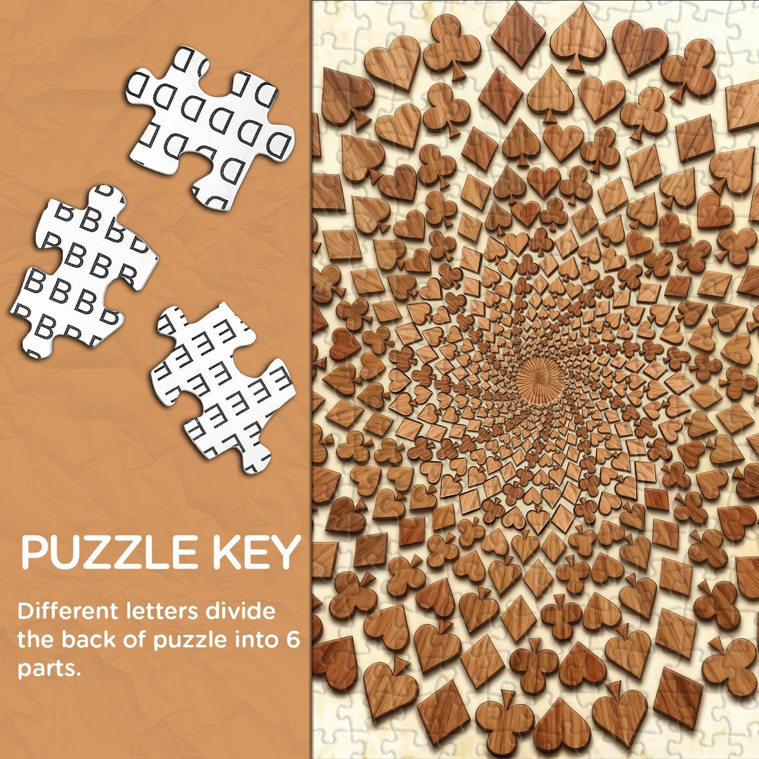 Spiral Wooden Art Jigsaw Puzzle 1000 Pieces