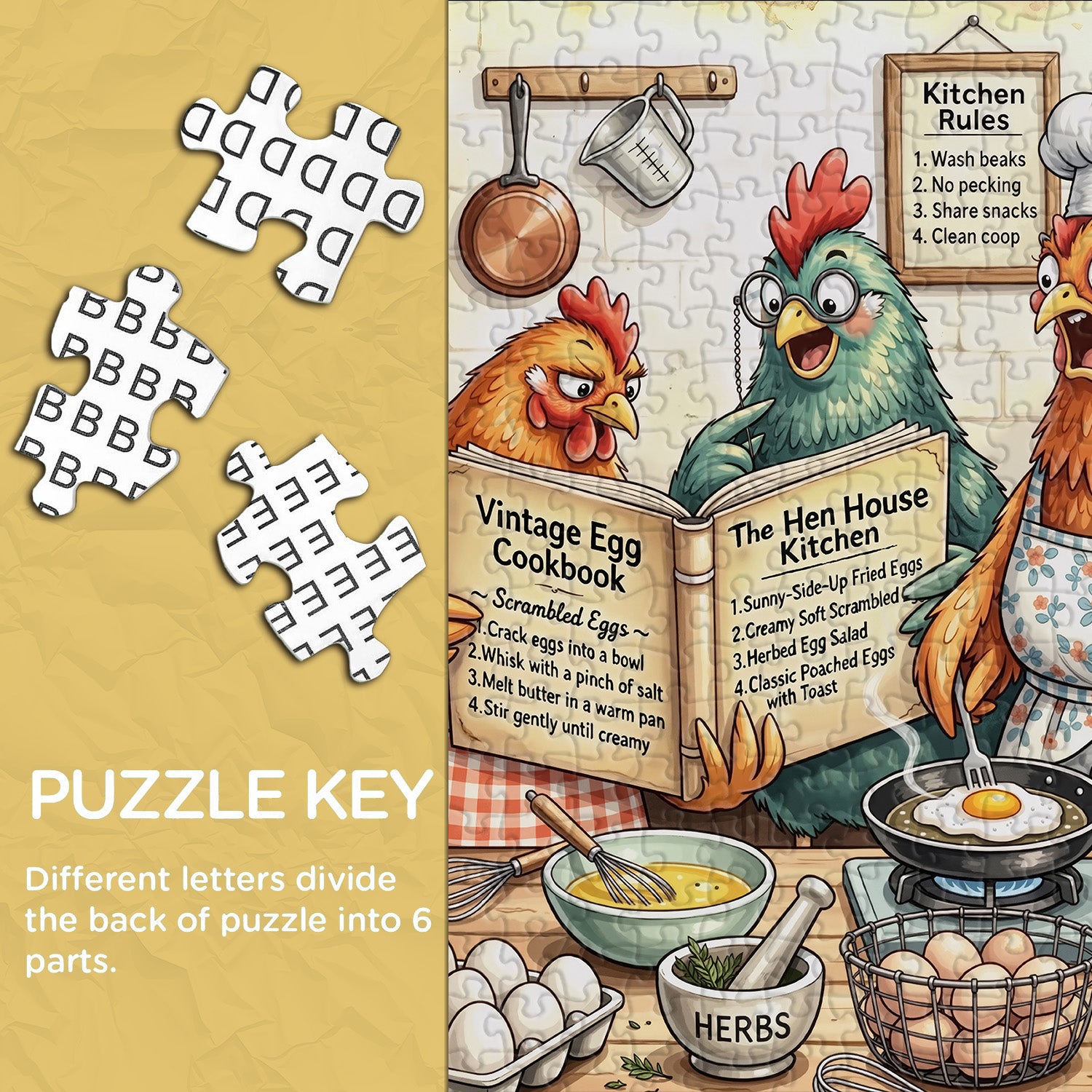 Cluck Cookery Puzzle 1000 Teile