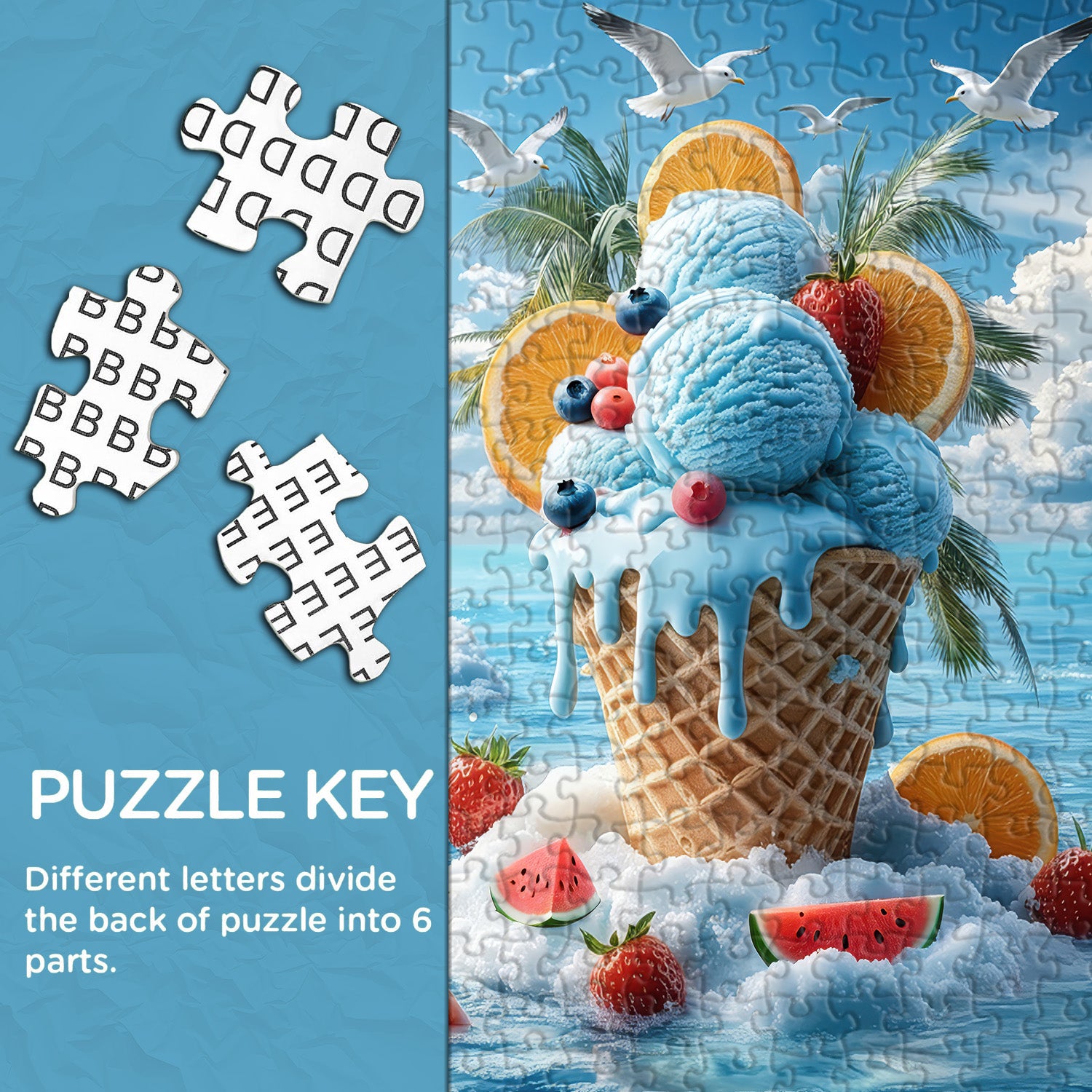 Beachside Ice Cream Jigsaw Puzzle 1000 Pieces