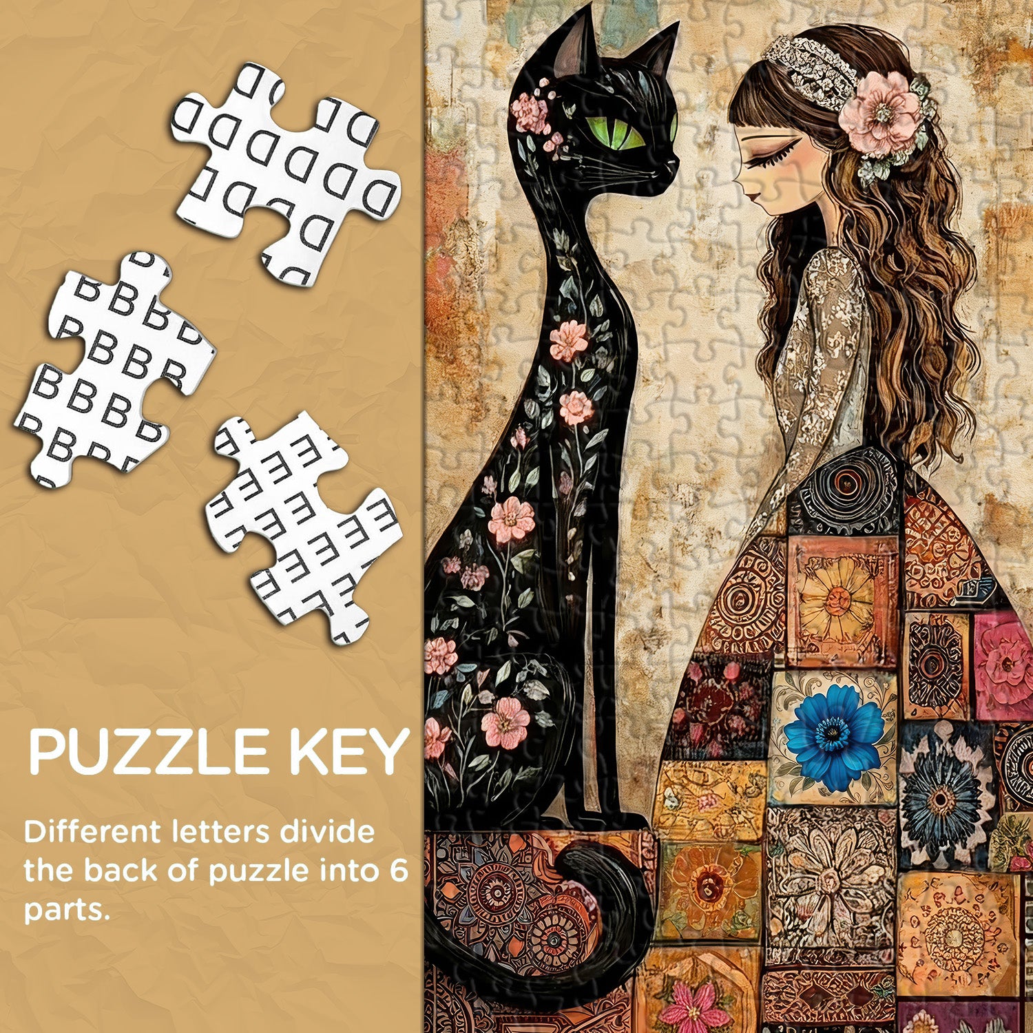 Artistic Boho Muse Jigsaw Puzzle 1000 Pieces