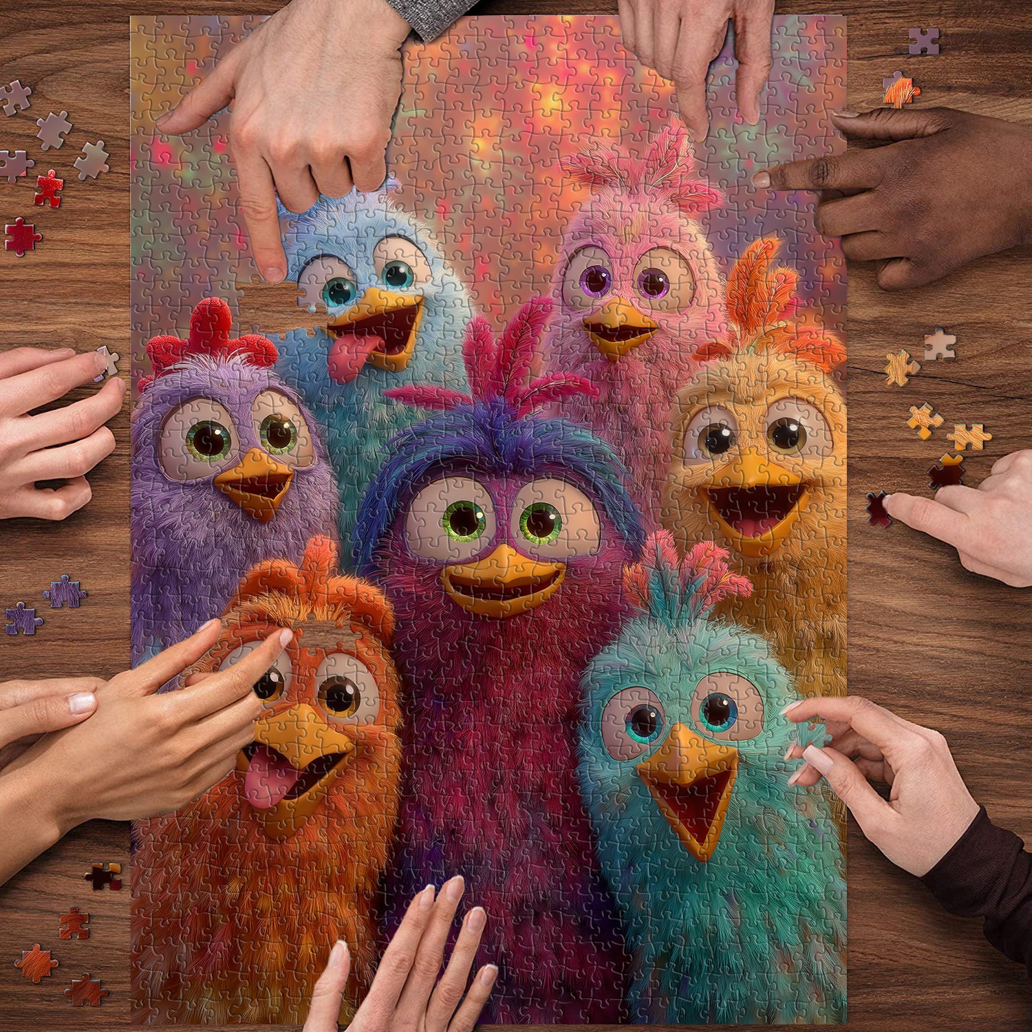 Blissful Fluffets Puzzle 1000 Teile