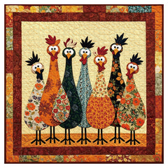 Fabric Chickens Jigsaw Puzzle 1000 Pieces