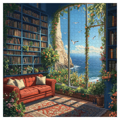 Seaside Reading Retreat Jigsaw Puzzle 1000 Pieces