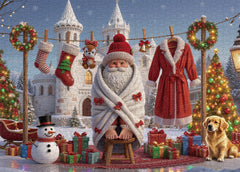 Christmas Castle Celebration Jigsaw Puzzle 1000 Pieces