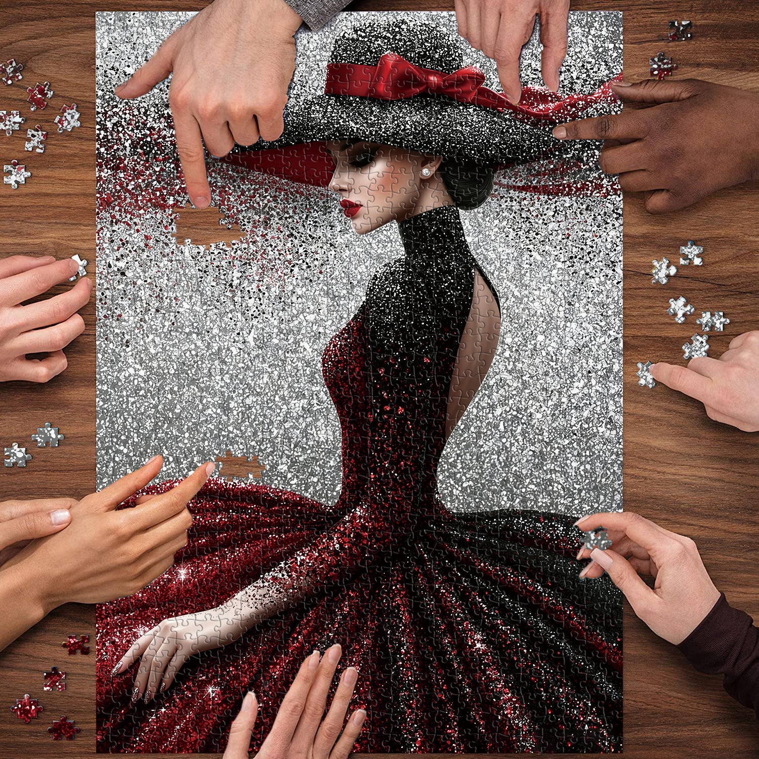Red Phantom Jigsaw Puzzle 1000 Pieces