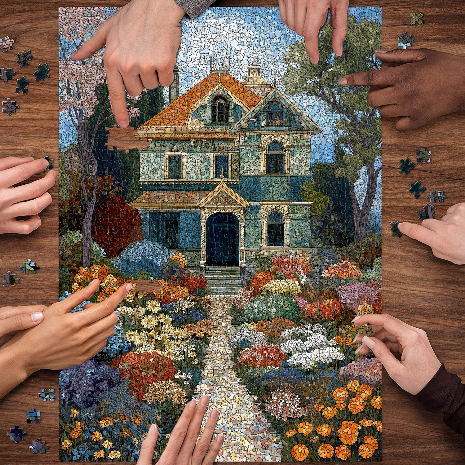 Garden Cottage Jigsaw Puzzle 1000 Pieces