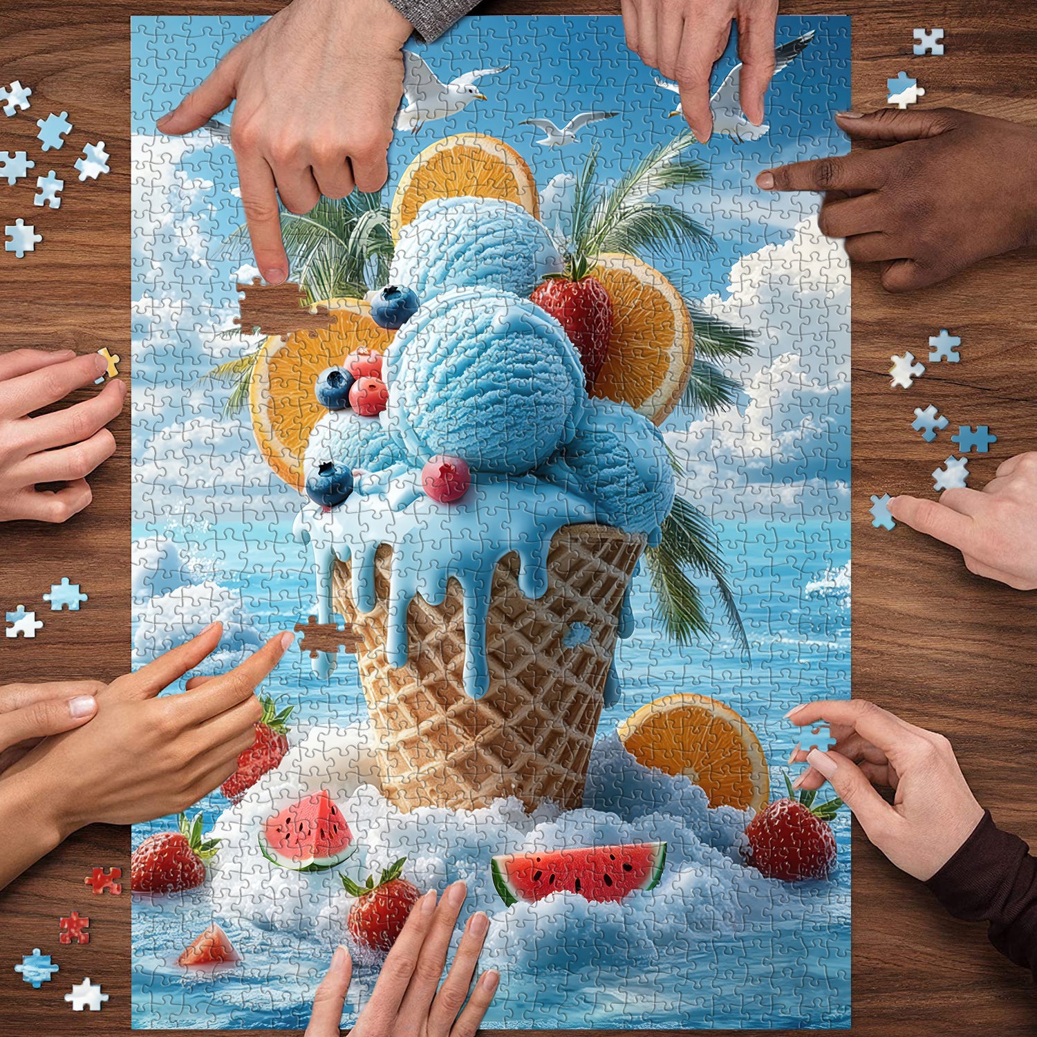 Beachside Ice Cream Jigsaw Puzzle 1000 Pieces