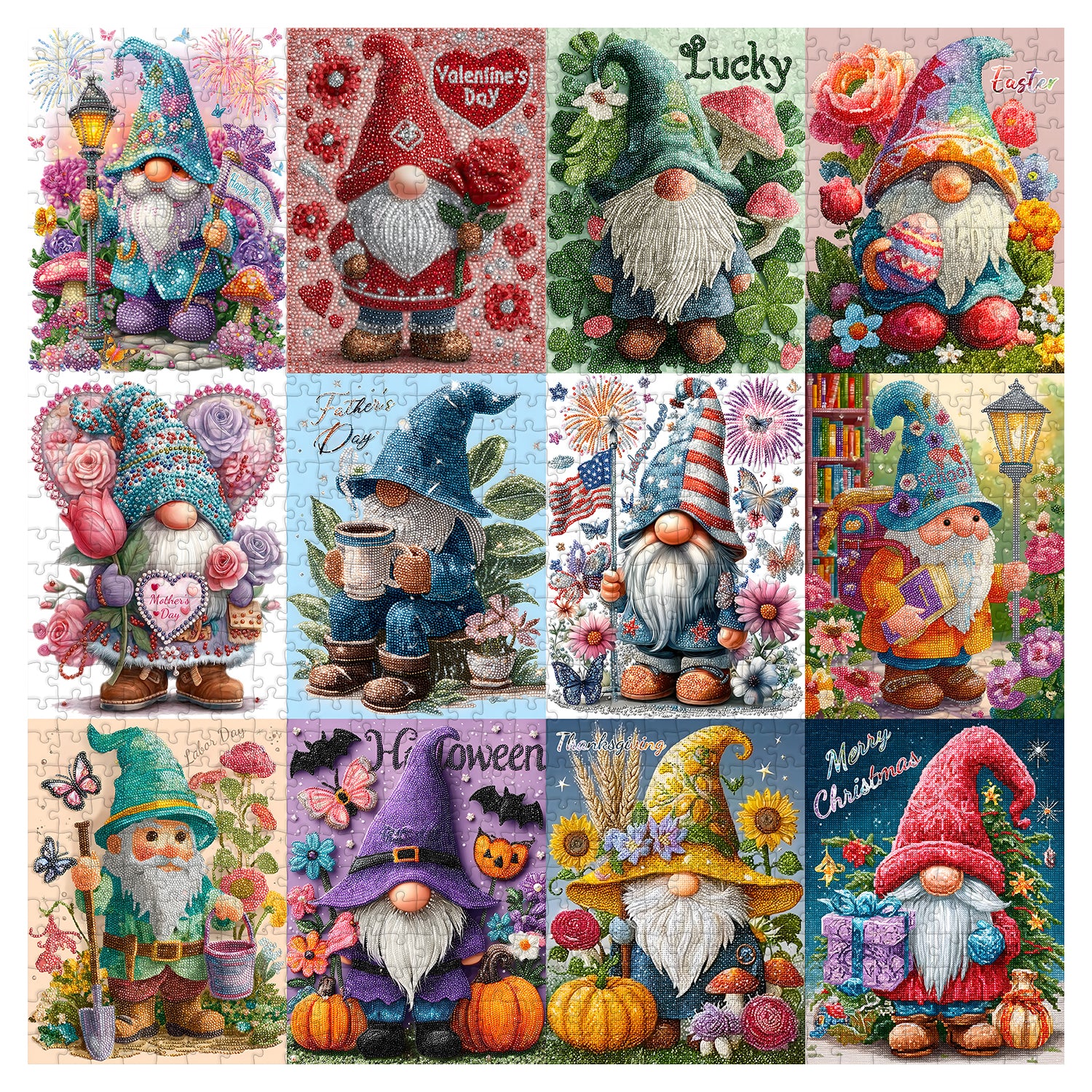 Das Festivalzwerge-Puzzle 1000 Teile