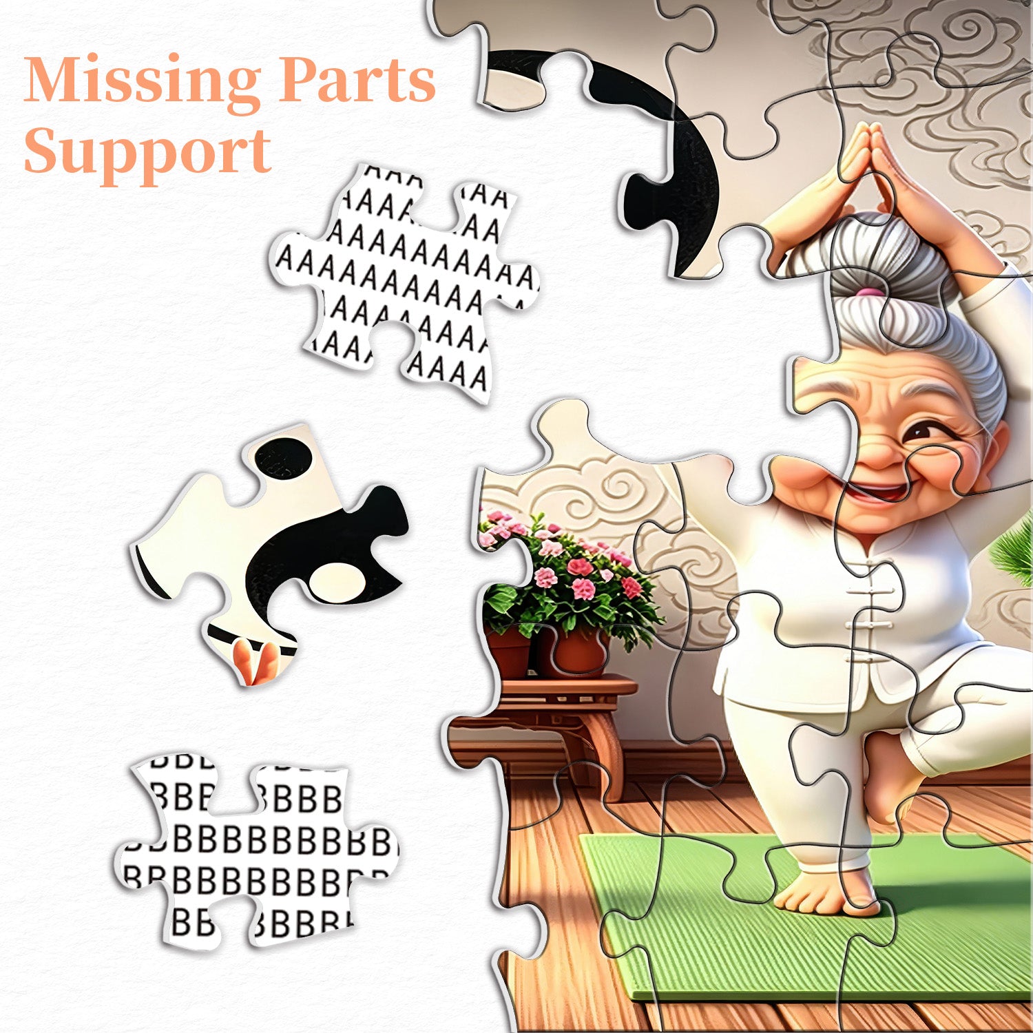 Tai Chi Couple Jigsaw Puzzle 1000 Pieces