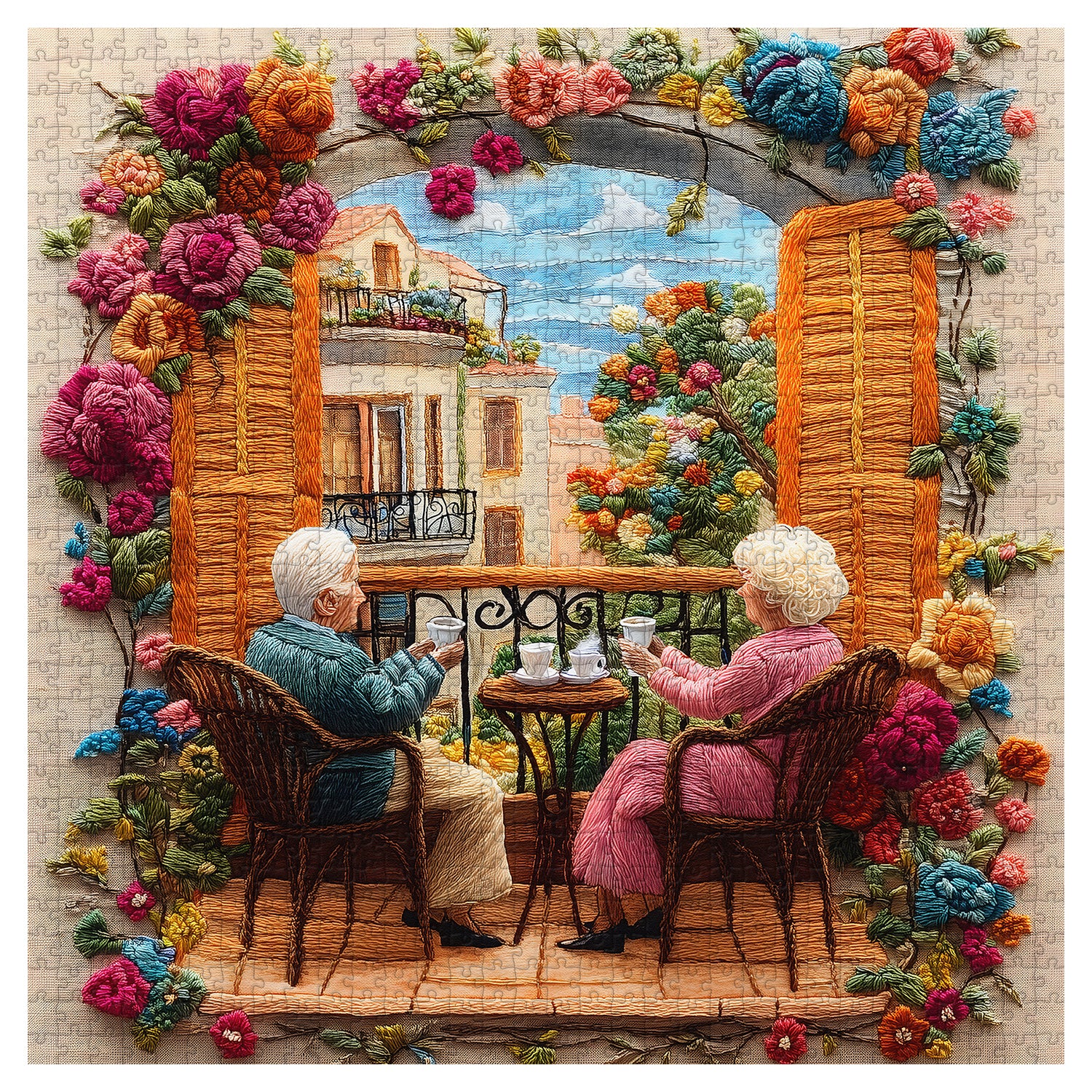 Cozy Afternoon Tea Jigsaw Puzzle 1000 Pieces