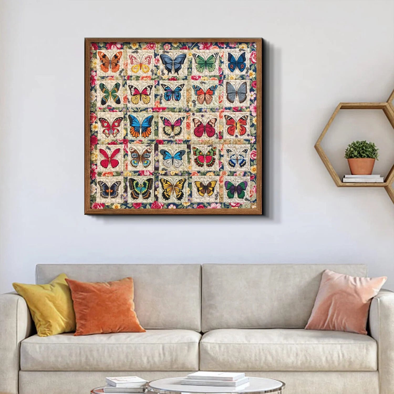 Schmetterlingsexemplare-Puzzle 1000 Teile