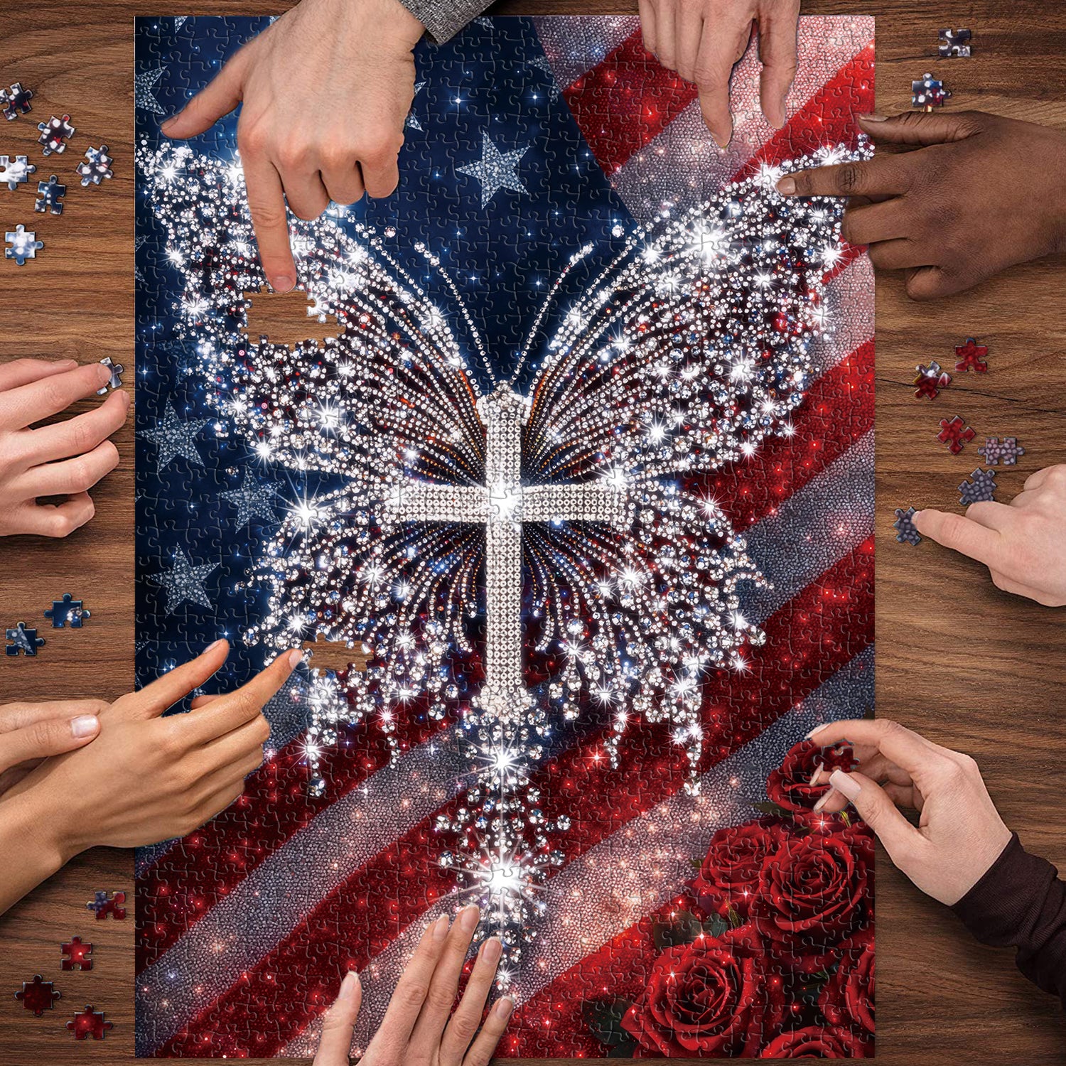 Treues Patriot-Puzzle, 1000 Teile