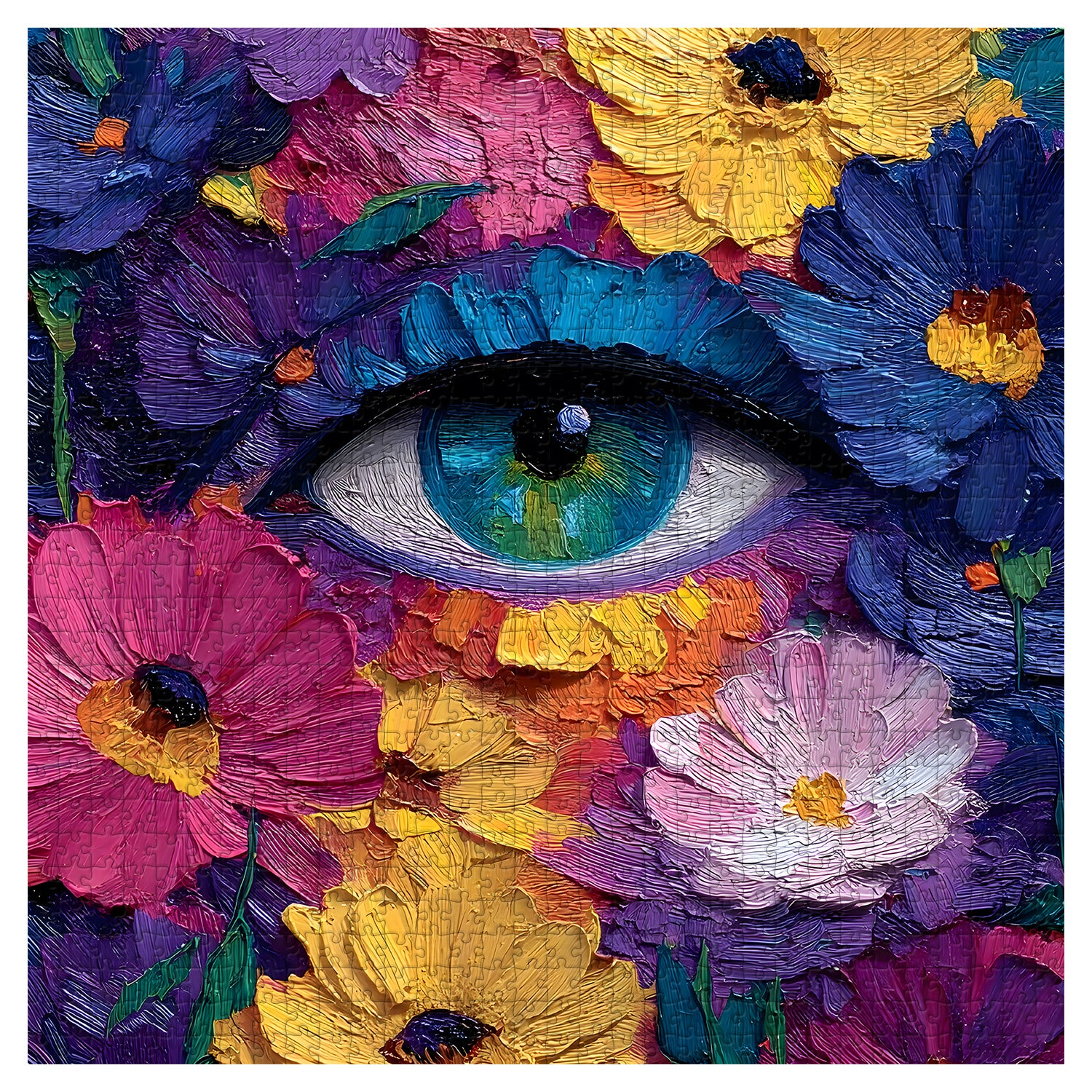 Blumenaugen-Puzzle 1000 Teile