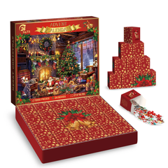 Yuletide Gleam Advent Calendar Jigsaw Puzzle 1000 Pieces