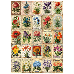 Vintage Floral Medley Puzzle 1000 Teile