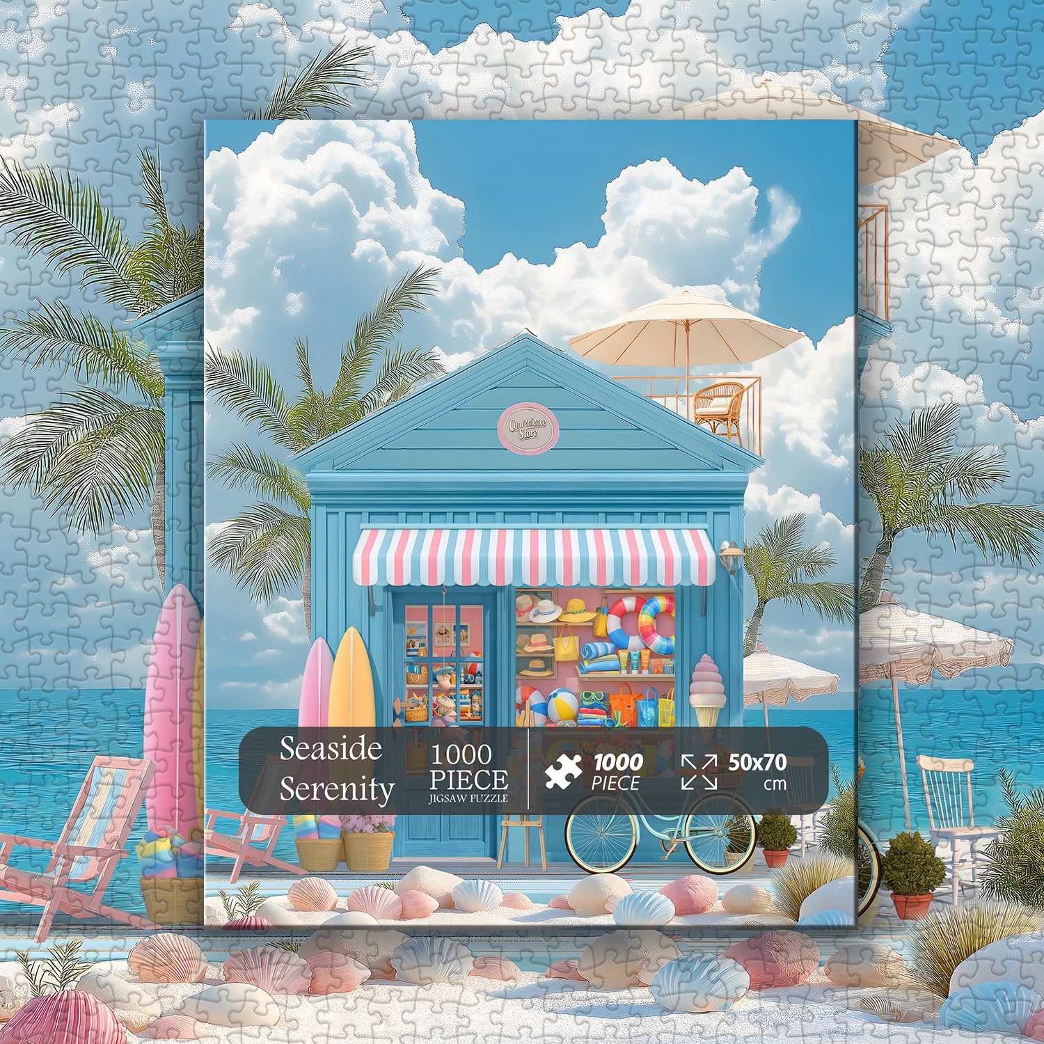 Seaside Serenity Jigsaw Puzzle 1000 Pieces