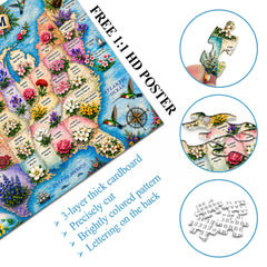 America in Bloom Jigsaw Puzzle 1000 Pieces