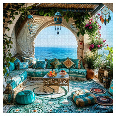 Seaside Blue Haven Jigsaw Puzzle 1000 Pieces