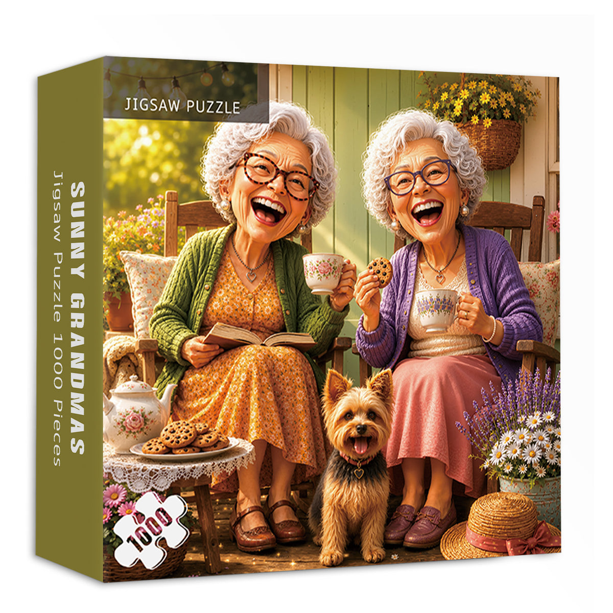 Sunny Grandmas Jigsaw Puzzle 1000 Pieces