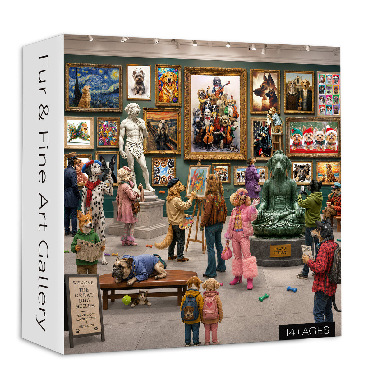 Fur & Fine Art Gallery Puzzle 1000 Teile
