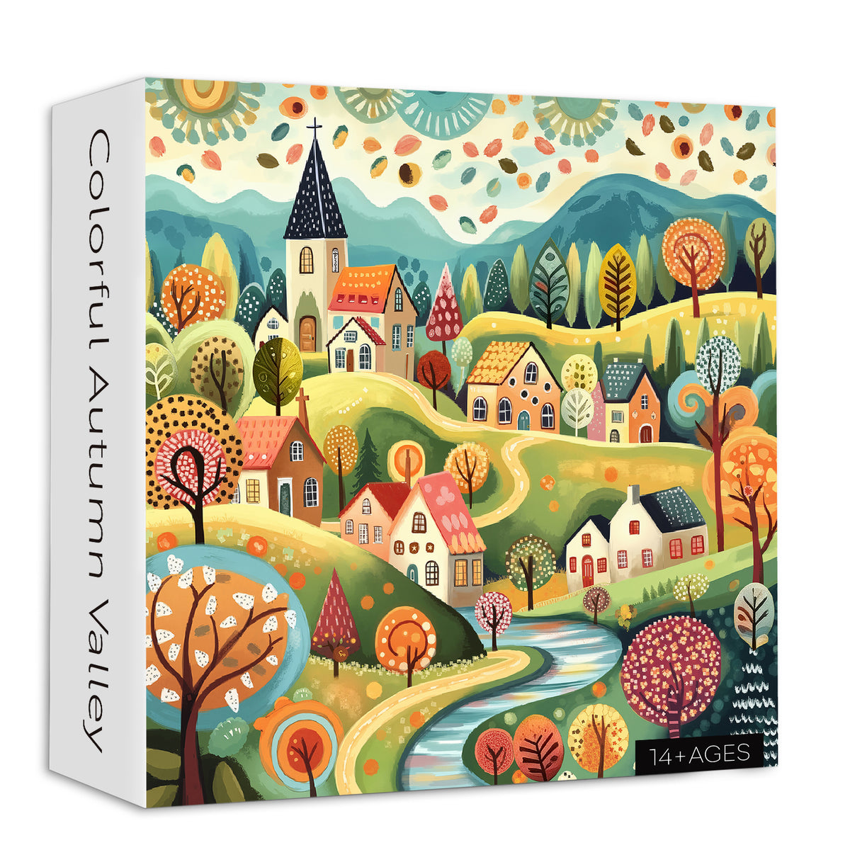 Colorful Autumn Valley Jigsaw Puzzle 1000 Pieces
